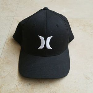 Hurley White and Black Hat